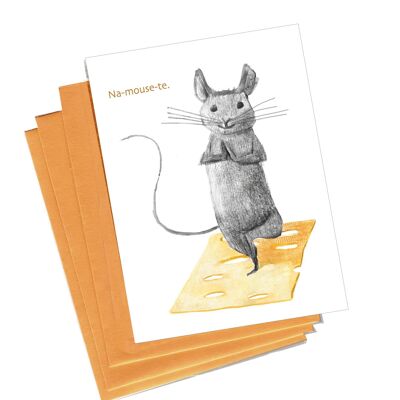 After Mouse Te Boxed Notes - Juego de 8 tarjetas