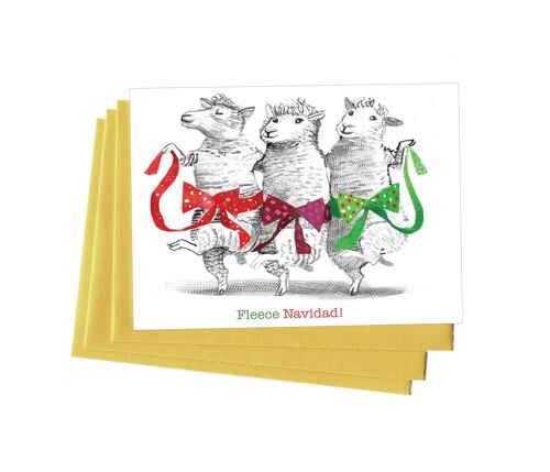 Fleece Navidad Boxed Notes - Set of 8 Cards