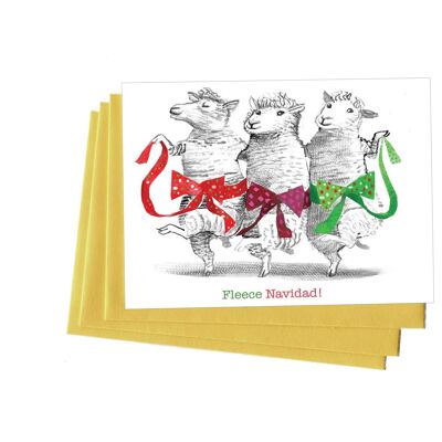 Fleece Navidad Boxed Notes - Set of 8 Cards