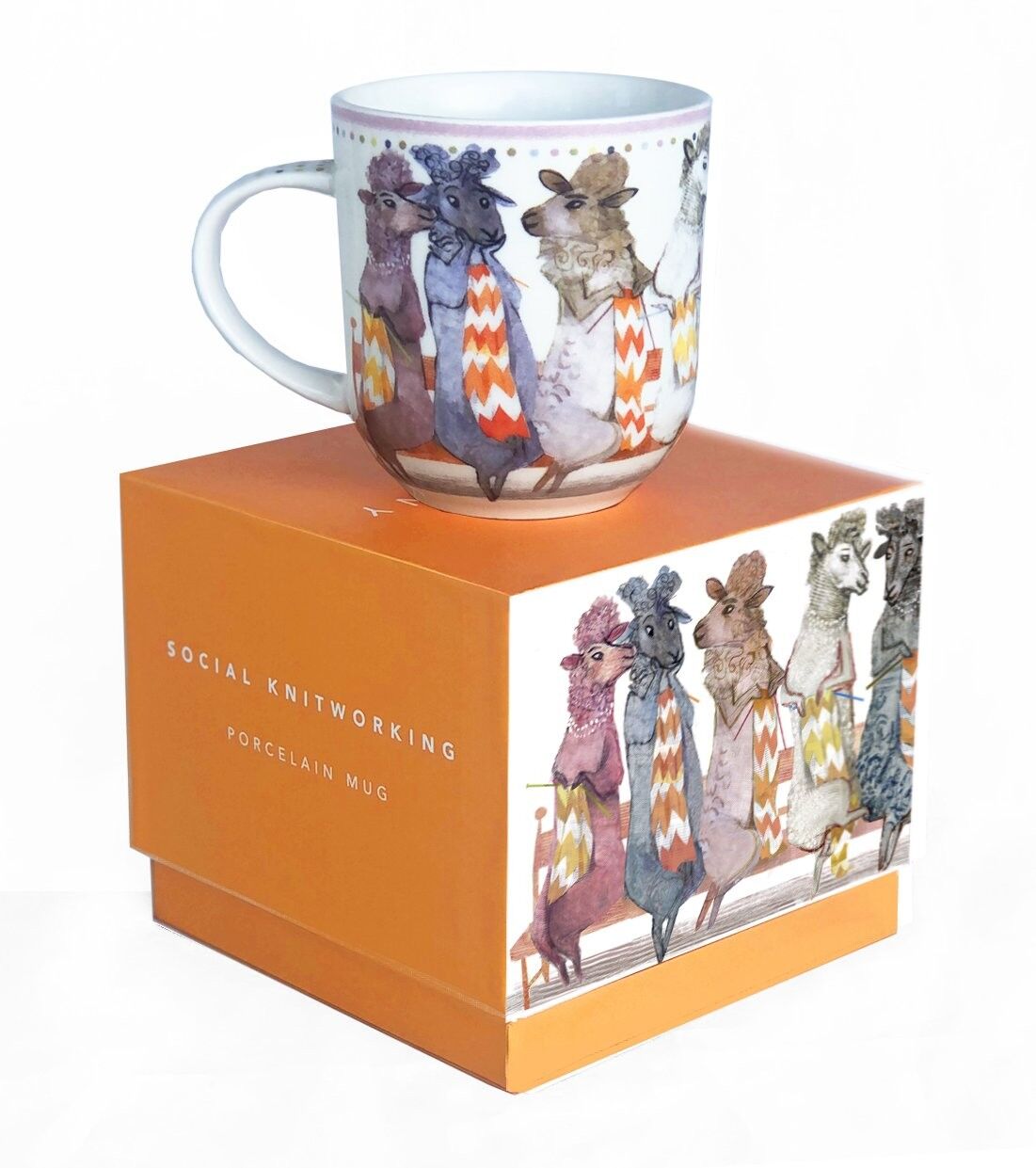 Sozialer Strickbecher