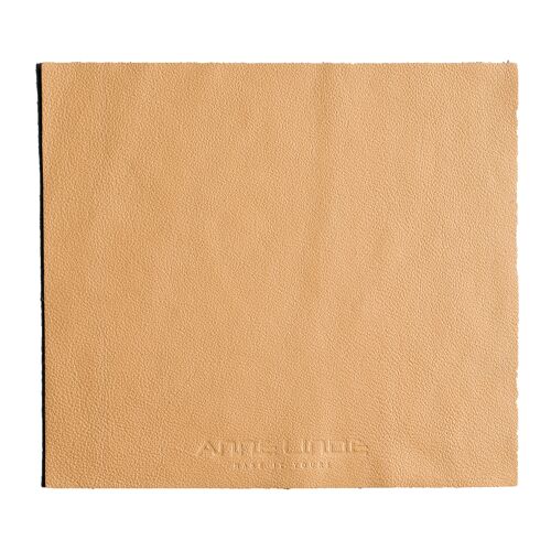 Mat leather-camel