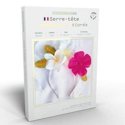 Kits Franceses - Arte Floral - Diadema - Hibiscus & Tiares