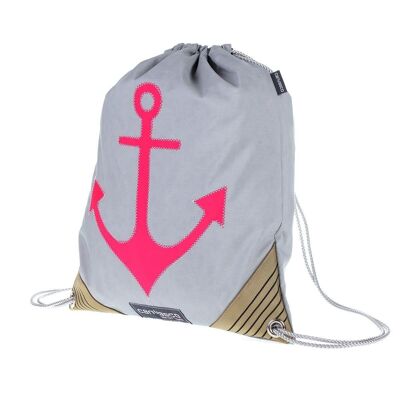 JIM, Canvas Collection, Blue, Anchor, Gray Gold Anchor Pink