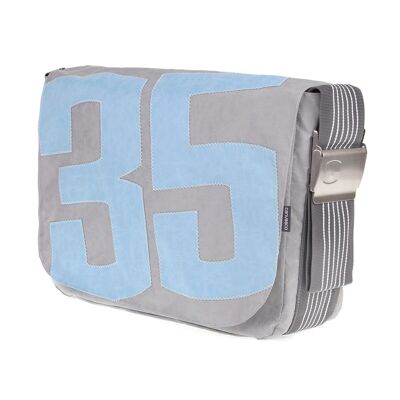 Bag L, Canvas Collection, Gray Gray Blue