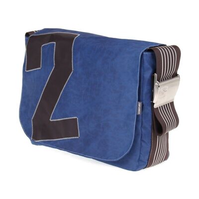 Bag L, Canvas Collection, Blue Chocolate