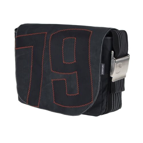 Bag L, Canvas Collection, Schwarz Schwarz Neonorange III