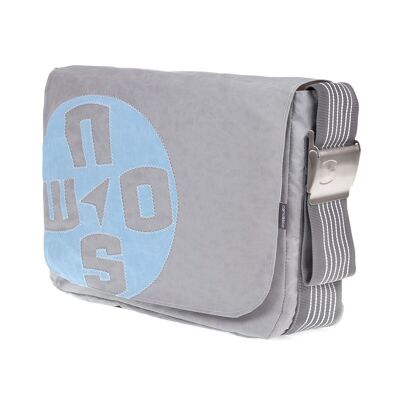 Bag L, Canvas Collection, Gray Gray Compass Blue