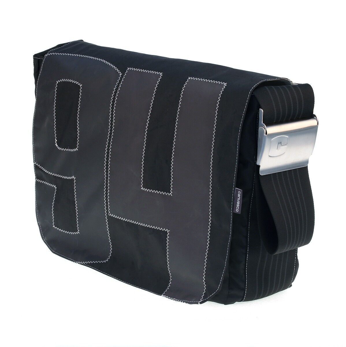 BORSA S, Collezione Canvas, Nero Nero