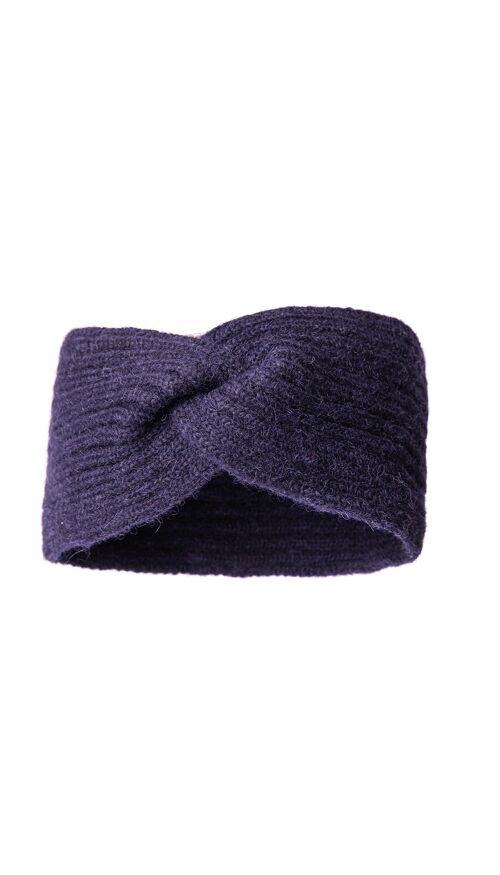 ALMA Stirnband | Alpaka & Merino Headband Unisize, Atmungsaktiv - NAVY BLAU I ANDINA OUTDOORS®