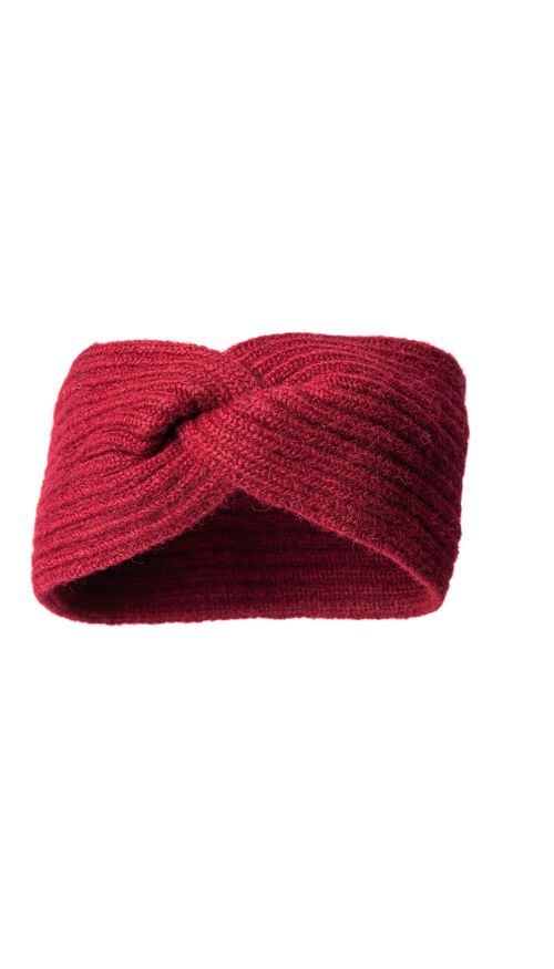 ALMA Stirnband | Alpaka & Merino Headband Unisize, Atmungsaktiv - ROT I ANDINA OUTDOORS®