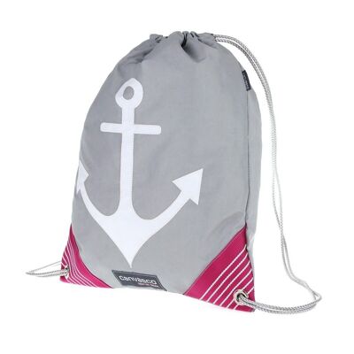 JIM, Canvas Collection, Blue, Anchor, Gray Pink Anchor