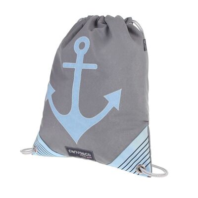 JIM, Canvas Collection, Blue, Anchor, Gray Light Blue Anchor