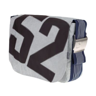 Bag L, Canvas Collection, Gray Navy Black III