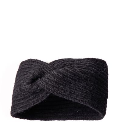 ALMA headband | Alpaca & Merino Headband Unisize, Breathable - BLACK I ANDINA OUTDOORS®