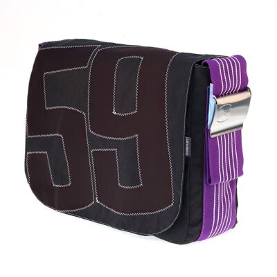 BOLSO S, Colección Canvas, Morado Negro