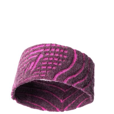 TORMENTA Sport headband | Alpaka & Tencel Sport Headband Sweatband for men & women, one size, breathable - LILA I ANDINA OUTDOORS®