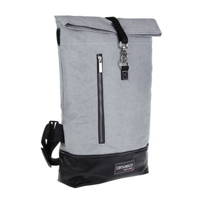 WANDA, Canvas collection, Gray black leather