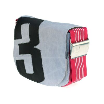 Bag L, Canvas Collection, Gray Raspberry Black II