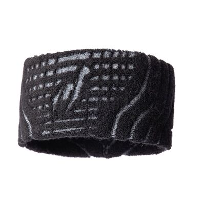 TORMENTA Diadema deportiva | Alpaka & Tencel Sport Headband Sweatband para hombres y mujeres, talla única, transpirable - NEGRO I ANDINA OUTDOORS®