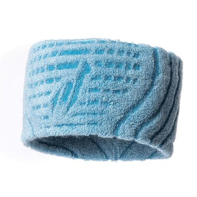 TORMENTA Sport headband | Alpaka & Tencel Sport Headband Sweatband for men & women, one size, breathable - LIGHT BLUE I ANDINA OUTDOORS®