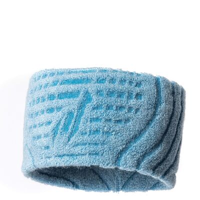 TORMENTA Diadema deportiva | Alpaka & Tencel Sport Headband Sweatband para hombres y mujeres, talla única, transpirable - LIGHT BLUE I ANDINA OUTDOORS®