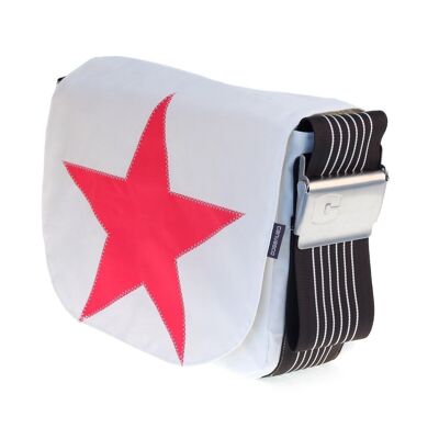 BAG S, Canvas Collection, White Chocolate Star Pink