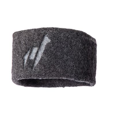 TEMPLADO Sport Stirnband  | Alpaka & Tencel Sport Headband Schweißband für Herren & Damen, Unisize, Atmungsaktiv - ANTHRAZIT I ANDINA OUTDOORS®