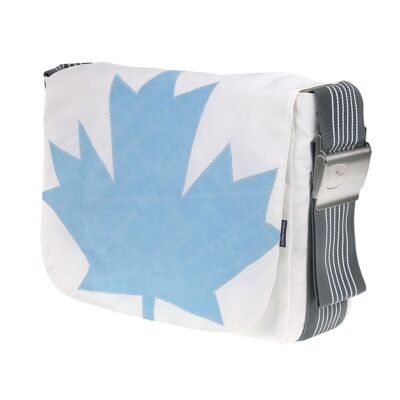 BAG S, Canvas Collection, Gray White Maple Light Blue
