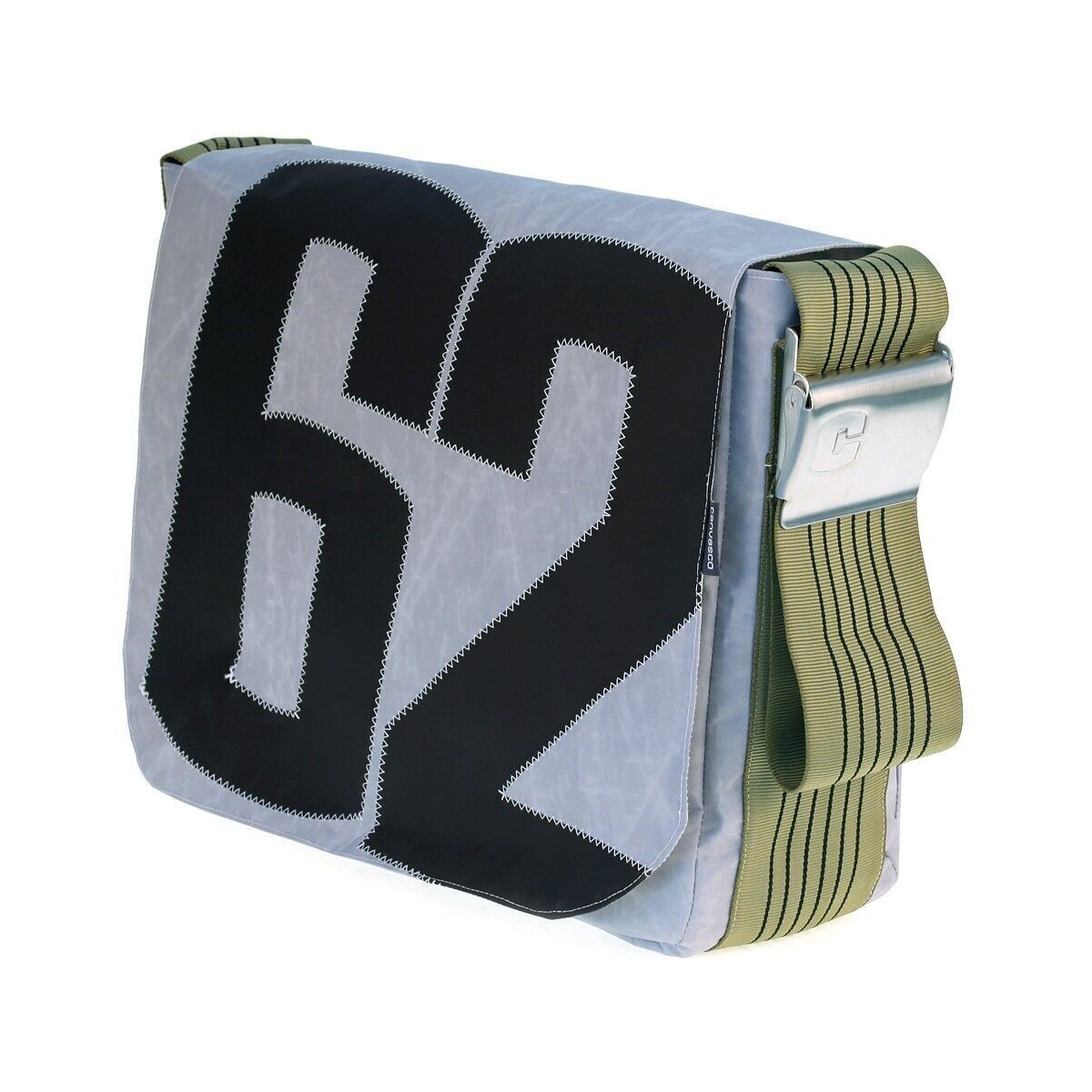 BAG S, Canvas Collection, Grau Grün Schwarz II