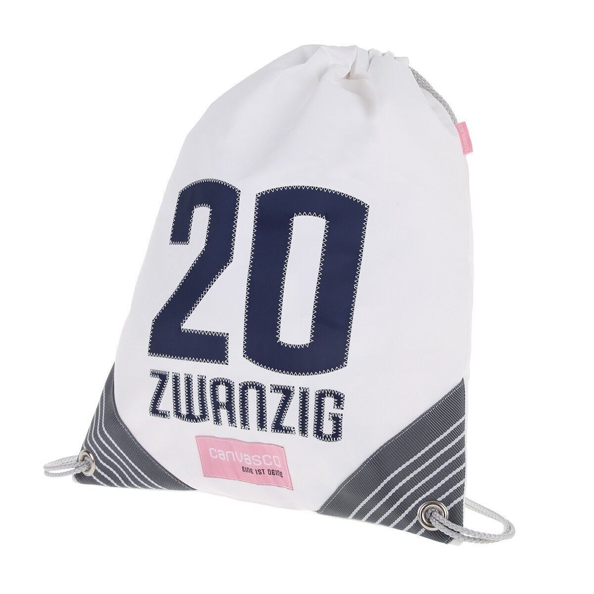 JIM, Canvas Collection, Blau, Anker, Weiß Grau