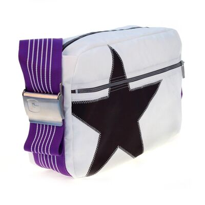 RETRO, Collection Canvas, Violet Blanc Etoile Noir