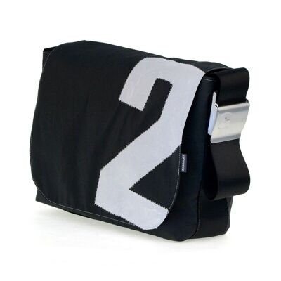 Bag L, Canvas Collection, Black Black White II