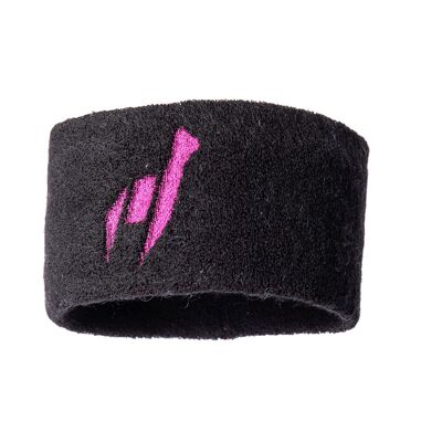 TEMPLADO Fascia sportiva | Fascia sportiva in Alpaka e Tencel Fascia antisudore per uomo e donna, taglia unica, traspirante - NERO - FUCSIA I ANDINA OUTDOORS®