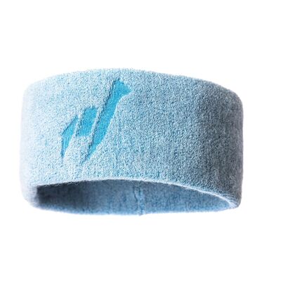 TEMPLADO Sport headband | Alpaka & Tencel Sport Headband Sweatband for men & women, one size, breathable - LIGHT BLUE I ANDINA OUTDOORS®