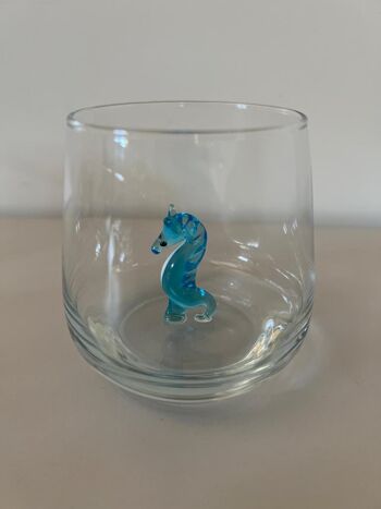 Lot de 4 figurines Murano en verre à eau 2