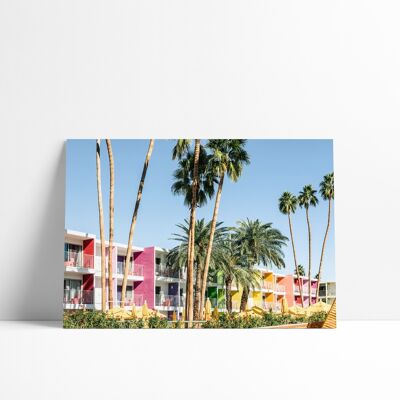 Poster 30x40 - Palm Spring - Hotel Saguaro