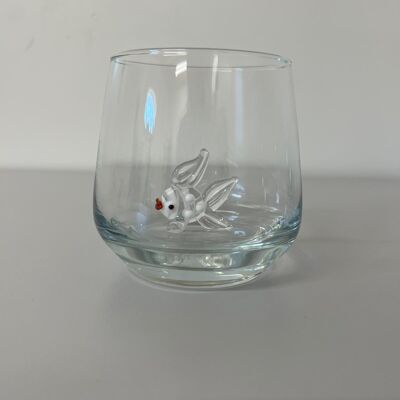 Water glass murano figure set of 4