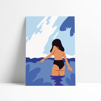 Poster 30x40-Under the Waterfall