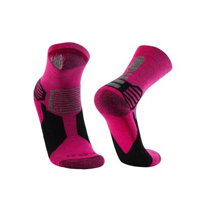 Chaussettes de randonnée Camino I | Chaussettes Alpaga Bambou & Mérinos Homme & Femme - KIRSCHROSA I ANDINA OUTDOORS
