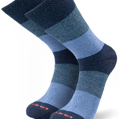 Aurora I Winter & Thermal I Alpaka Winter Functional Socks for Men & Women - BLUE I ANDINA OUTDOORS