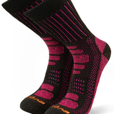 Glaciar I Winter & Thermal | Alpaca winter functional socks for men & women - FUCHSIA I ANDINA OUTDOORS