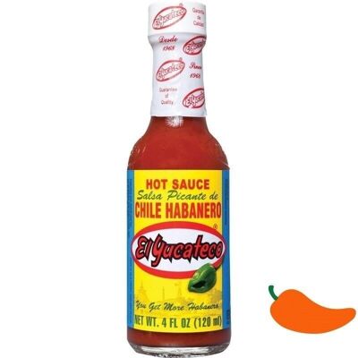 Rote Habanero-Sauce - El Yucateco - 120 ml