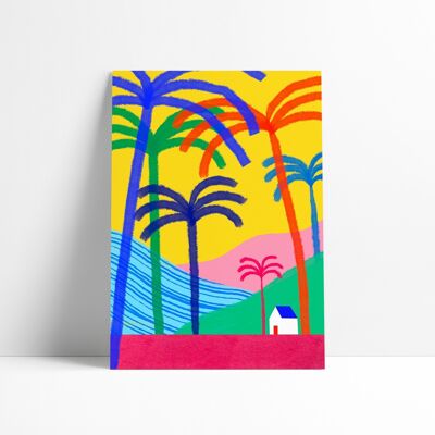 Poster 30x40-The palm grove