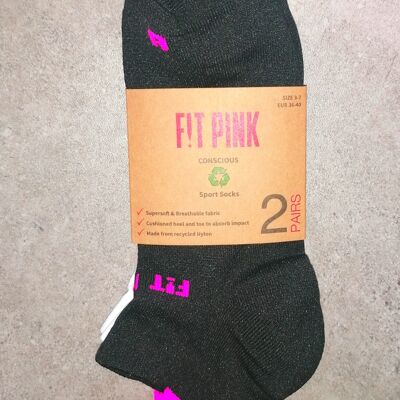 FitPink Conscious Sports Socks (Pack of 2)