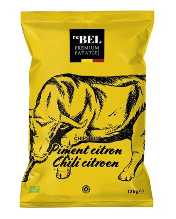 ReBEL chips premium & bio - piment citron 125g* 1