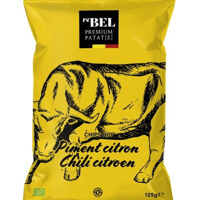 ReBEL chips premium & bio - piment citron 125g*