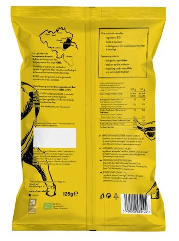 ReBEL chips premium & bio - piment citron 125g* 2