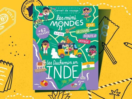 Inde - Cahier d'activités pour enfant 4-7 ans - Les Mini Mondes