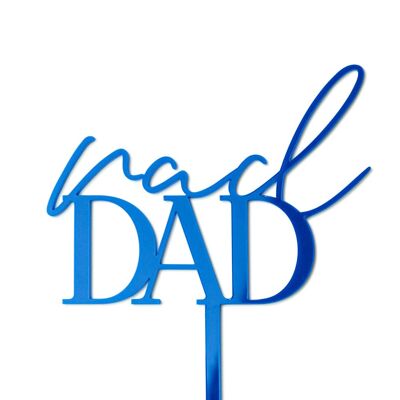 Rad Dad - Decoración para tarta - Azul lapislázuli