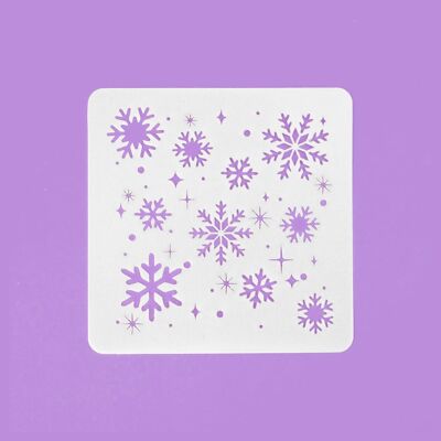SNOW STAR - Cookie Stencil